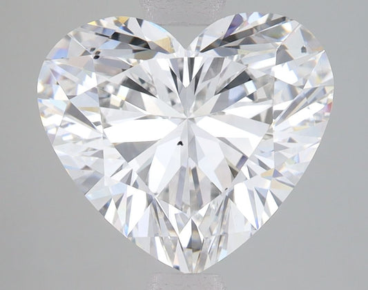 Lab-Grown Heart Diamond - 4.04 Carats, E Color, VS2 Clarity - Certified by IGI - Report Number: LG657424670