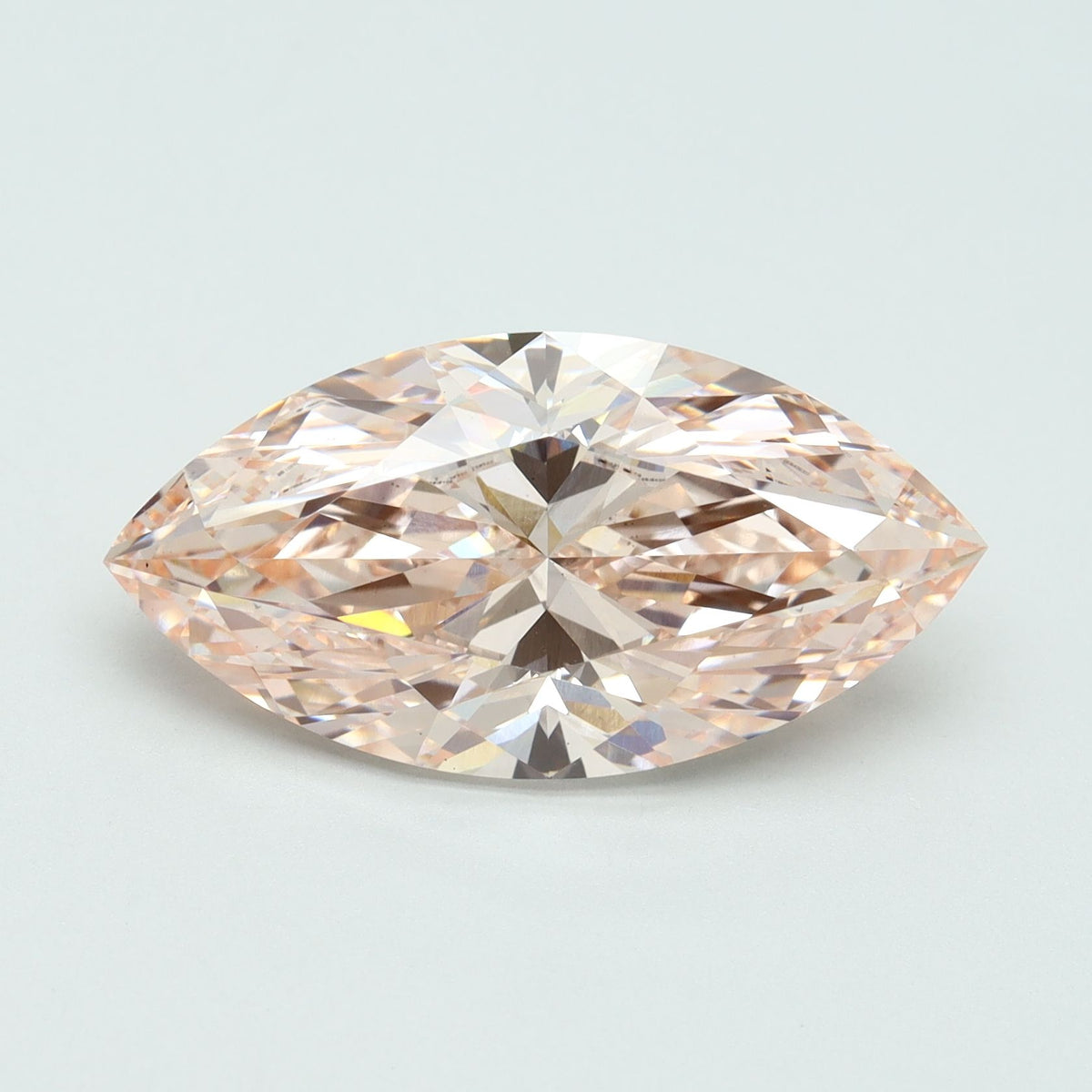 Lab-Grown Marquise Diamond - 6.04 Carats, Fancy Intense Pink Color, VS2 Clarity - Certified by IGI - Report Number: LG616408302