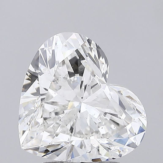 Lab-Grown Heart Diamond - 3.0 Carats, E Color, VS2 Clarity - Certified by IGI - Report Number: LG717528581