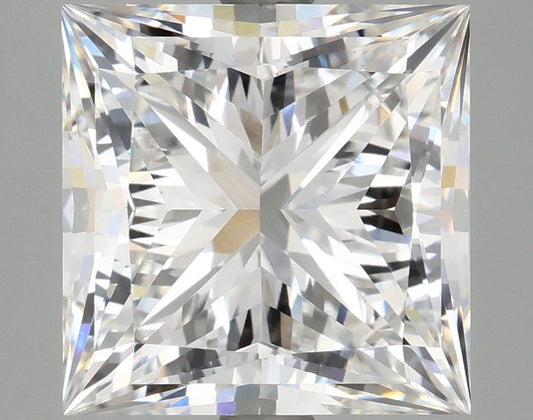 Lab-Grown Princess Diamond - 4.64 Carats, D Color, VS1 Clarity - Certified by IGI - Report Number: LG675559442