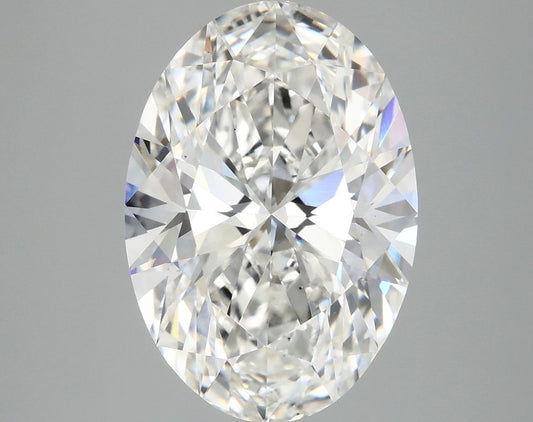 Lab-Grown Oval Diamond - 5.0 Carats, F Color, VS2 Clarity - Certified by IGI - Report Number: LG691544281