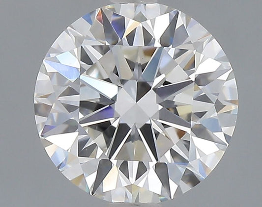 Lab-Grown Round Diamond - 2.0 Carats, F Color, VVS2 Clarity - Certified by IGI - Report Number: LG685597879