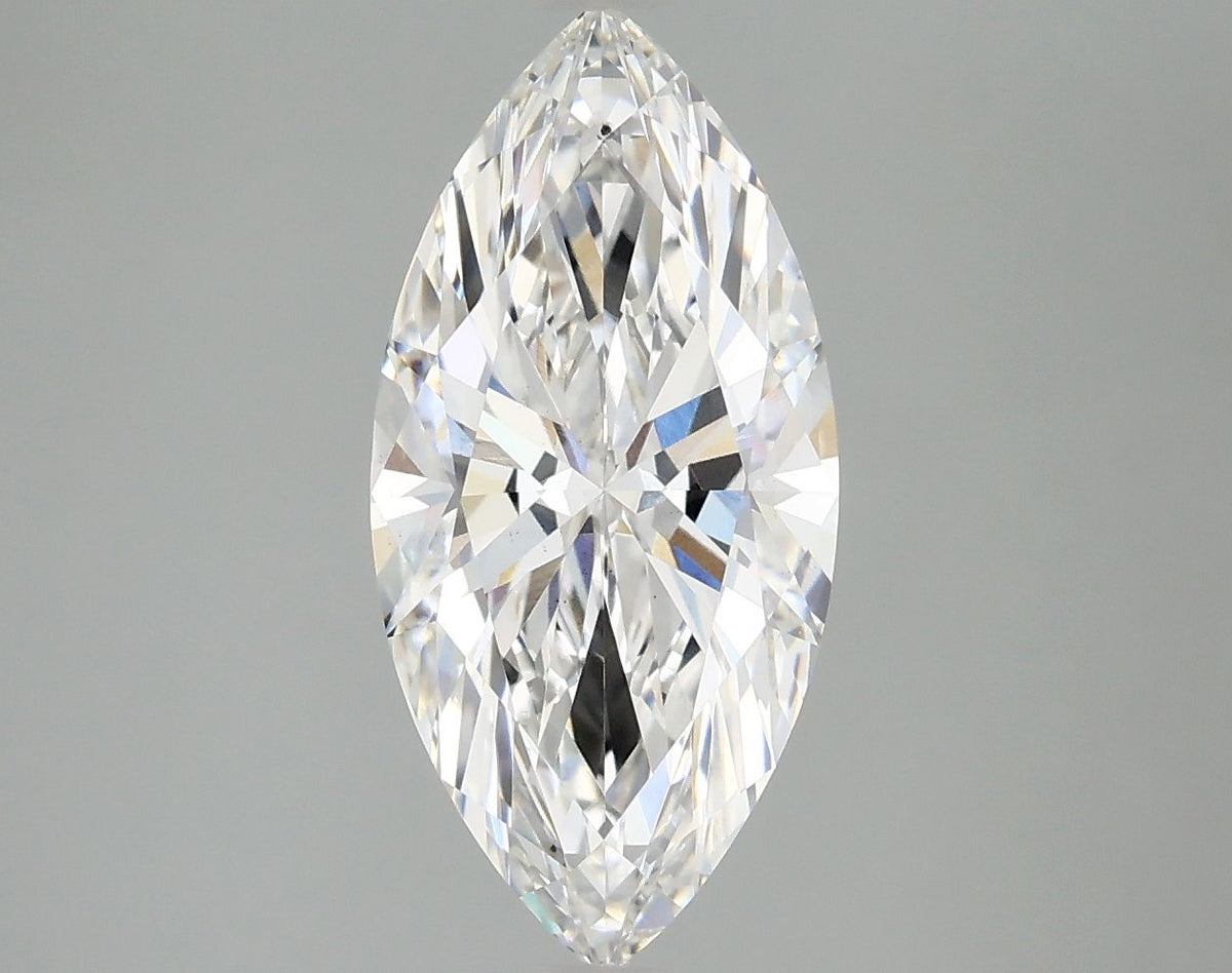 Lab-Grown Marquise Diamond - 2.56 Carats, E Color, VS2 Clarity - Certified by IGI - Report Number: LG669439355