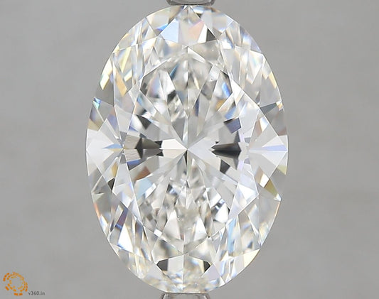Lab-Grown Oval Diamond - 3.51 Carats, F Color, VS1 Clarity - Certified by IGI - Report Number: LG683572880