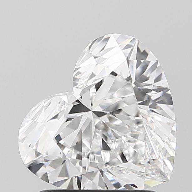 Lab-Grown Heart Diamond - 1.51 Carats, D Color, VVS2 Clarity - Certified by IGI - Report Number: LG623433850