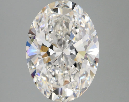Lab-Grown Oval Diamond - 4.04 Carats, F Color, VS2 Clarity - Certified by IGI - Report Number: LG669441400