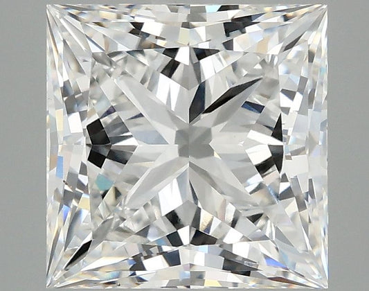 Lab-Grown Princess Diamond - 4.02 Carats, E Color, VVS2 Clarity - Certified by IGI - Report Number: LG674532295