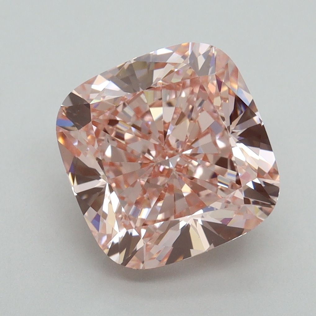 Cushion Brilliant 4.09ct Fancy Intense Pink VS1 - Cut • IGI • LG553225126