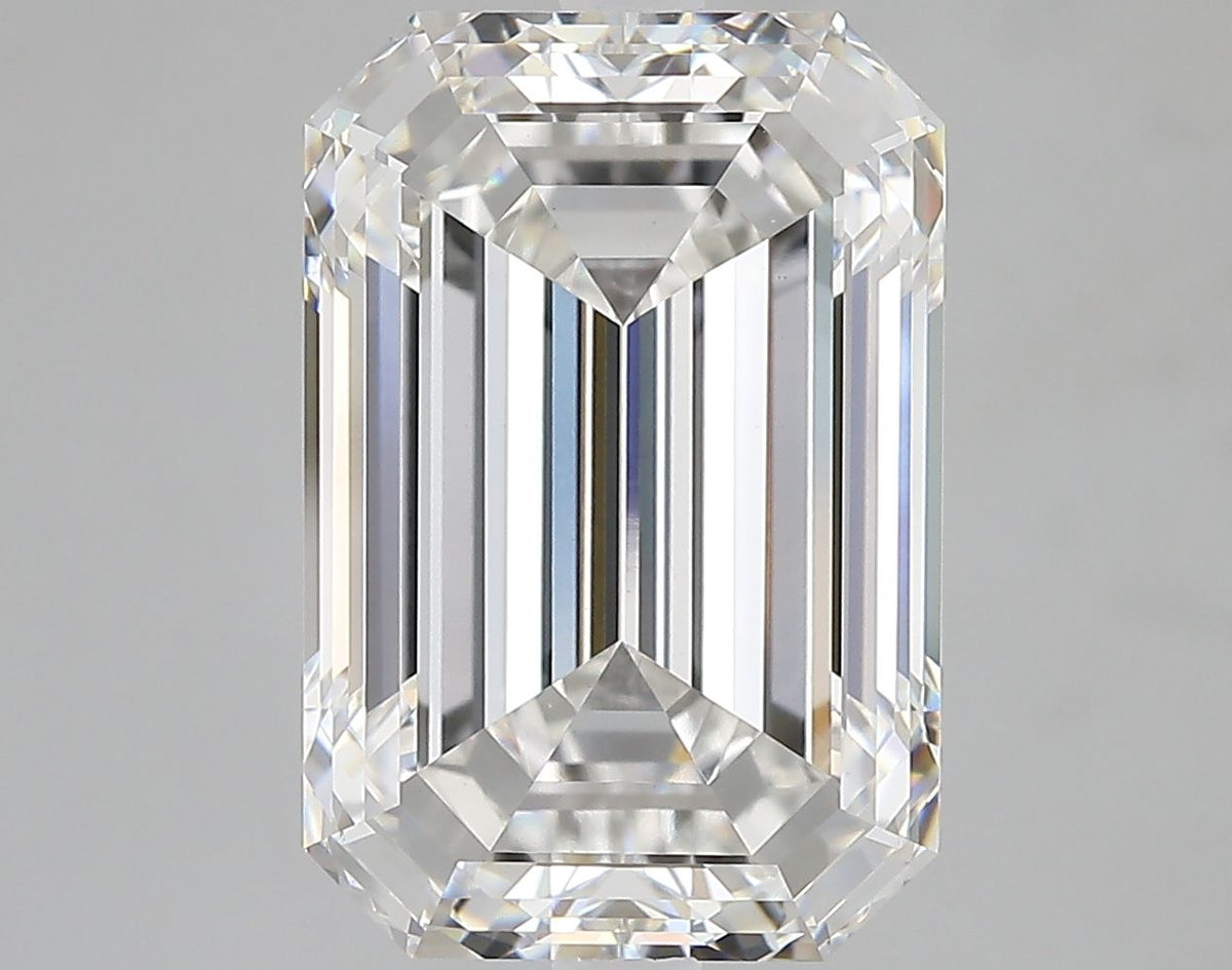 Lab-Grown Emerald Diamond - 8.36 Carats, F Color, VVS2 Clarity - Certified by IGI - Report Number: LG665415998