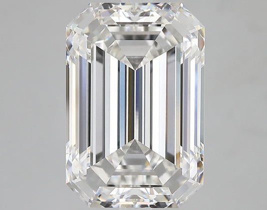 Lab-Grown Emerald Diamond - 8.36 Carats, F Color, VVS2 Clarity - Certified by IGI - Report Number: LG665415998