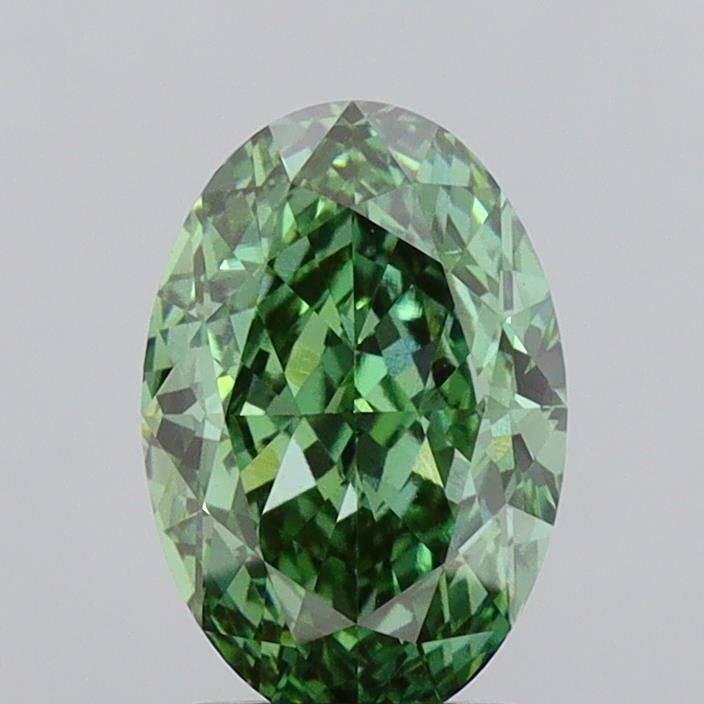 Oval 2.05ct Fancy Vivid Green VS1 - Cut • IGI • LG818664694