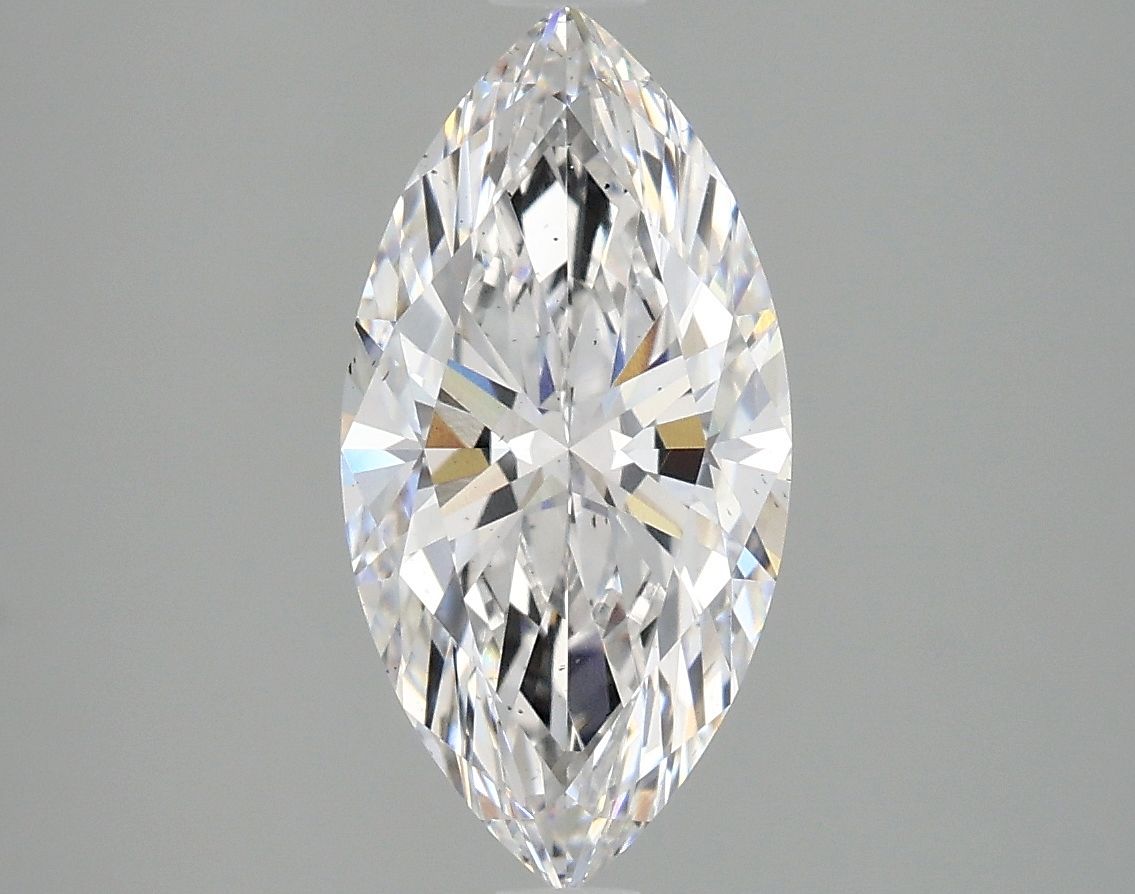 Lab-Grown Marquise Diamond - 1.95 Carats, E Color, VS2 Clarity - Certified by IGI - Report Number: LG662463644