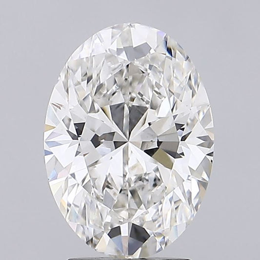 Lab-Grown Oval Diamond - 3.01 Carats, F Color, VVS2 Clarity - Certified by IGI - Report Number: LG680533445
