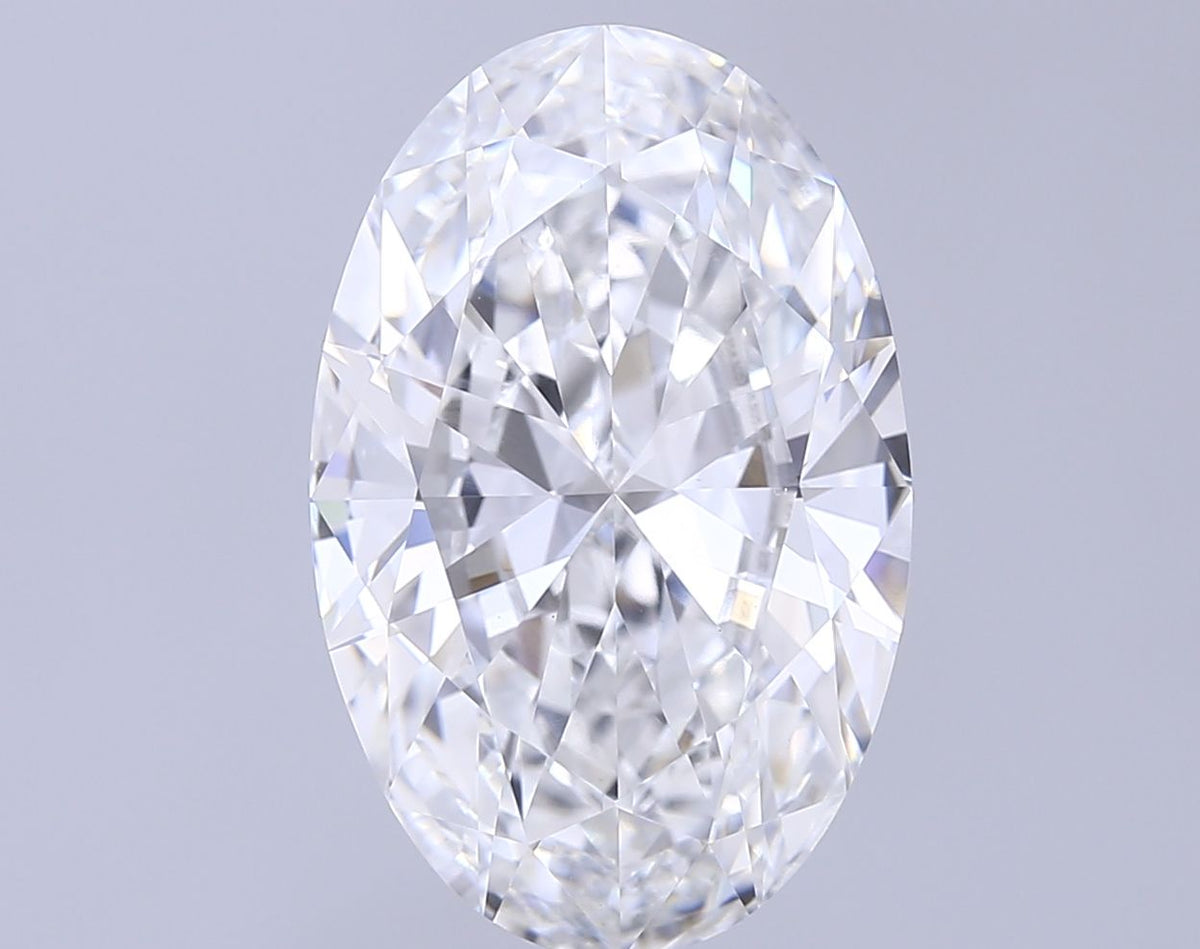 Lab-Grown Oval Diamond - 8.02 Carats, E Color, VS1 Clarity - Certified by IGI - Report Number: LG683583057