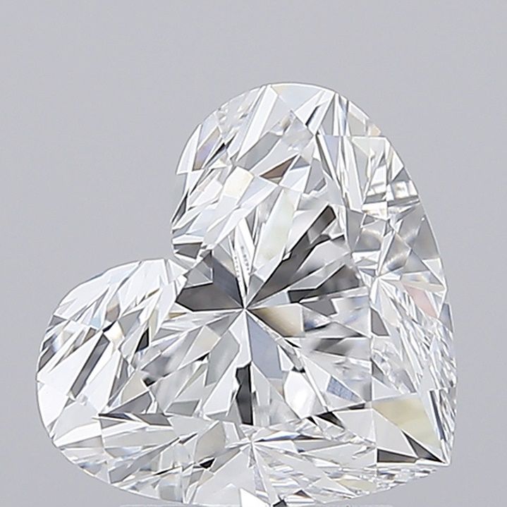 Lab-Grown Heart Diamond - 3.07 Carats, E Color, VVS2 Clarity - Certified by IGI - Report Number: LG683538119