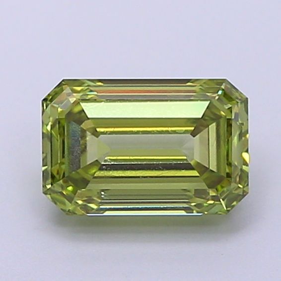 Lab-Grown Emerald Diamond - 1.49 Carats, Fancy Vivid Green Color, VVS2 Clarity - Certified by IGI - Report Number: LG660444868