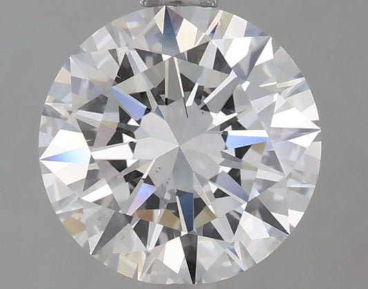 Lab-Grown Round Diamond - 1.6 Carats, F Color, VS2 Clarity - Certified by IGI - Report Number: LG648450851