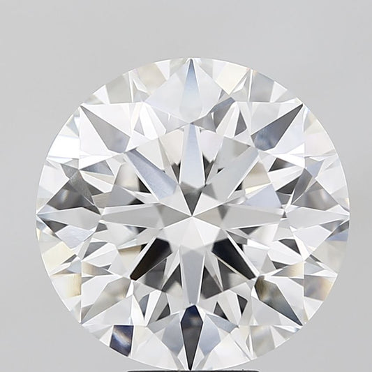 Lab-Grown Round Diamond - 8.04 Carats, E Color, VVS2 Clarity - Certified by IGI - Report Number: LG685572658