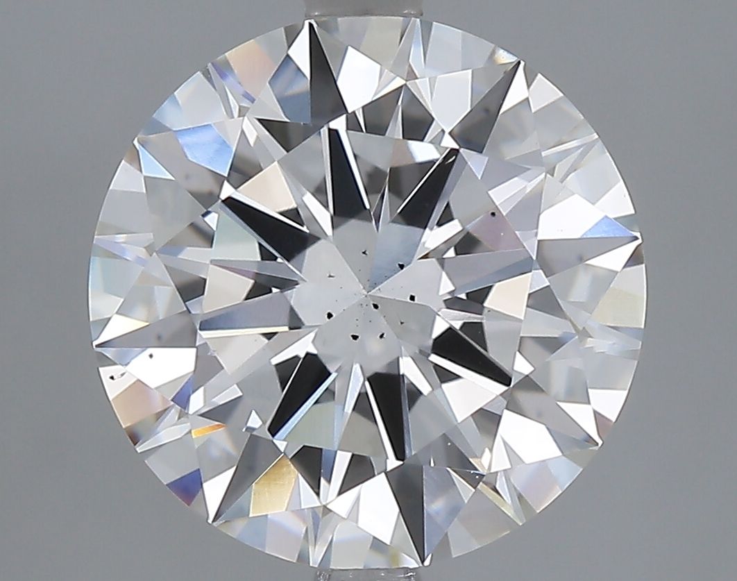 Lab-Grown Round Diamond - 4.09 Carats, F Color, VS2 Clarity - Certified by IGI - Report Number: LG661401833