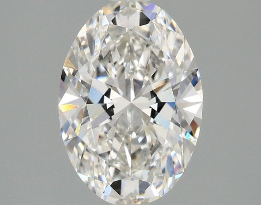 Lab-Grown Oval Diamond - 1.98 Carats, F Color, VVS2 Clarity - Certified by IGI - Report Number: LG689591381
