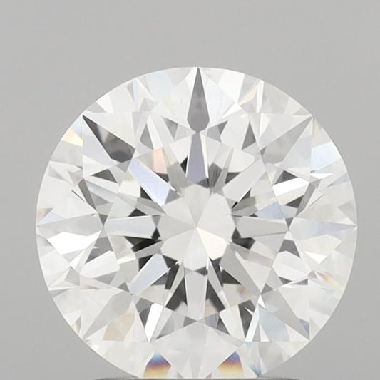 Lab-Grown Round Diamond - 2.0 Carats, F Color, VVS2 Clarity - Certified by IGI - Report Number: LG680589746