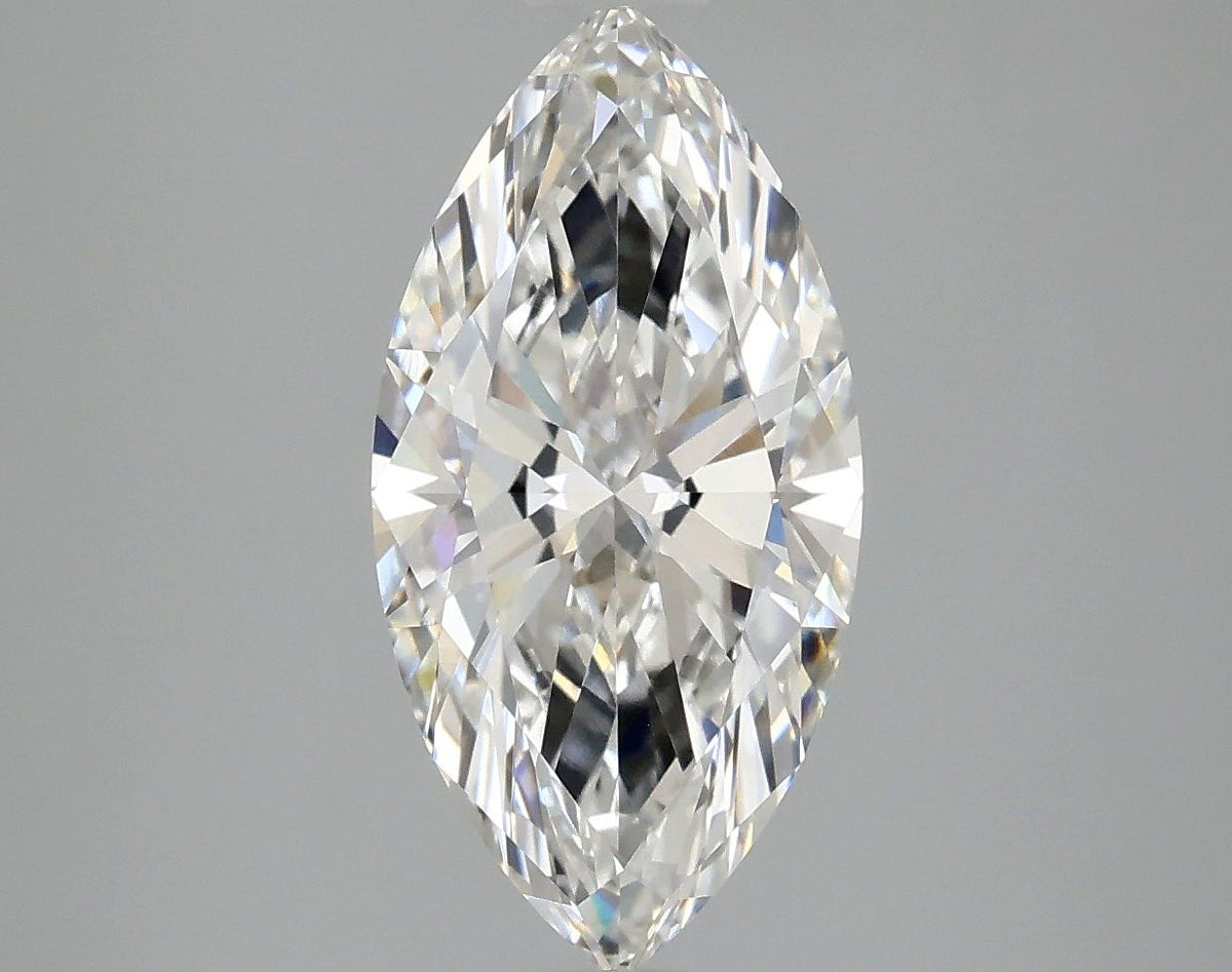 Lab-Grown Marquise Diamond - 2.51 Carats, F Color, VVS1 Clarity - Certified by IGI - Report Number: LG670442926