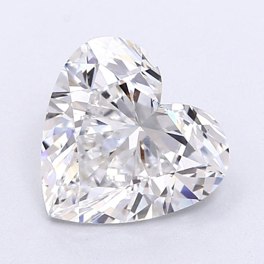 Lab-Grown Heart Diamond - 2.52 Carats, E Color, VS1 Clarity - Certified by IGI - Report Number: LG646453375