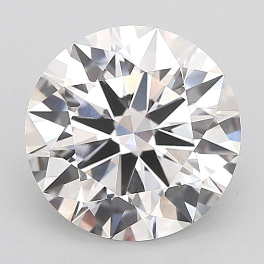 Lab-Grown Round Diamond - 3.52 Carats, F Color, VVS2 Clarity - Certified by IGI - Report Number: LG671493539