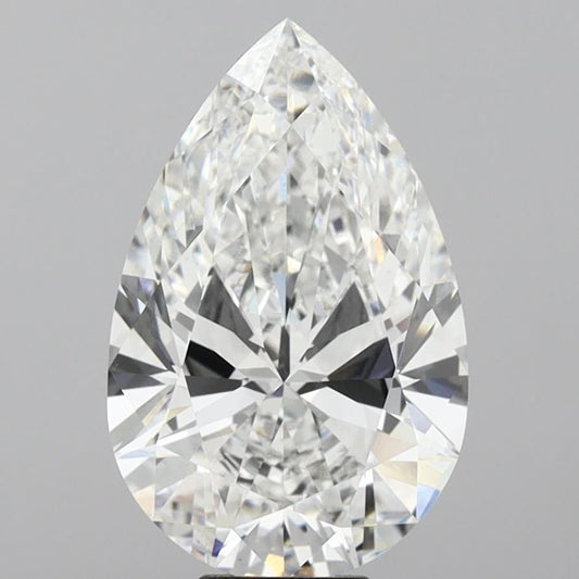 Lab-Grown Pear Diamond - 8.33 Carats, E Color, VS1 Clarity - Certified by IGI - Report Number: LG681502517