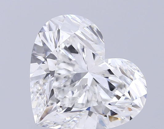 Lab-Grown Heart Diamond - 7.0 Carats, F Color, VS2 Clarity - Certified by IGI - Report Number: LG671483411
