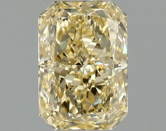 Lab-Grown Radiant Diamond - 1.02 Carats, Fancy Intense Yellow Color, VVS2 Clarity - Certified by IGI - Report Number: LG670482510