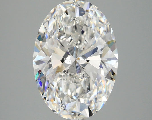 Lab-Grown Oval Diamond - 4.03 Carats, F Color, VS2 Clarity - Certified by IGI - Report Number: LG671469710