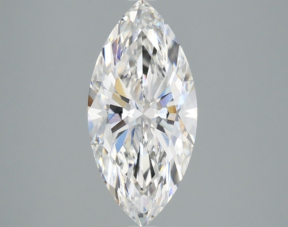 Lab-Grown Marquise Diamond - 2.55 Carats, E Color, VVS2 Clarity - Certified by IGI - Report Number: LG657417231