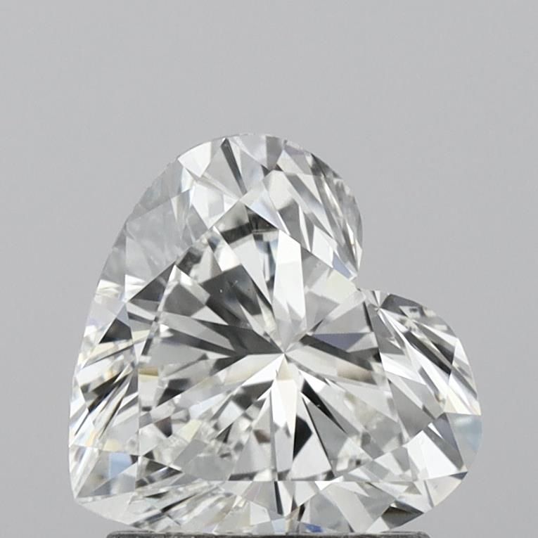 Lab-Grown Heart Diamond - 1.6 Carats, F Color, VS2 Clarity - Certified by IGI - Report Number: LG645410501