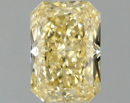Lab-Grown Radiant Diamond - 1.04 Carats, Fancy Intense Yellow Color, VVS2 Clarity - Certified by IGI - Report Number: LG664408058