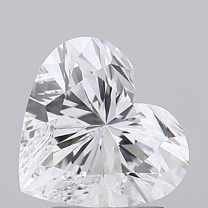Lab-Grown Heart Diamond - 2.09 Carats, E Color, VVS2 Clarity - Certified by IGI - Report Number: LG705526579