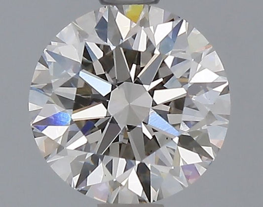 Lab-Grown Round Diamond - 1.07 Carats, Fancy Vivid Blue Color, VS1 Clarity - Certified by IGI - Report Number: LG675576519