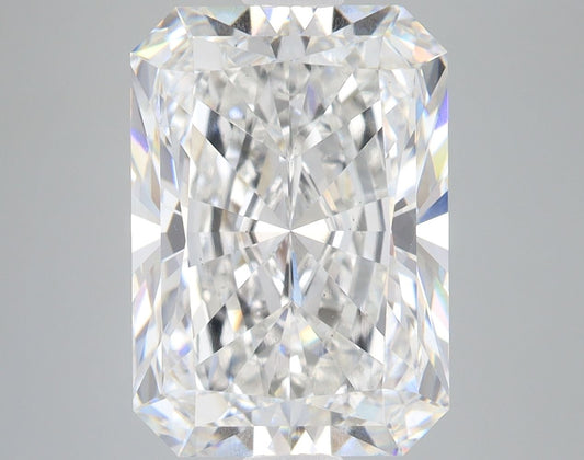 Lab-Grown Radiant Diamond - 7.26 Carats, F Color, VS2 Clarity - Certified by IGI - Report Number: LG594357740