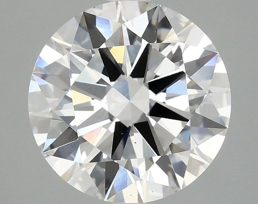 Lab-Grown Round Diamond - 2.95 Carats, F Color, VS1 Clarity - Certified by IGI - Report Number: LG696541879