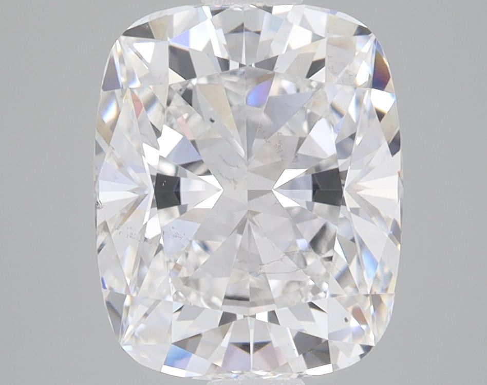 Lab-Grown Cushion Diamond - 3.47 Carats, F Color, VS2 Clarity - Certified by IGI - Report Number: LG592360192