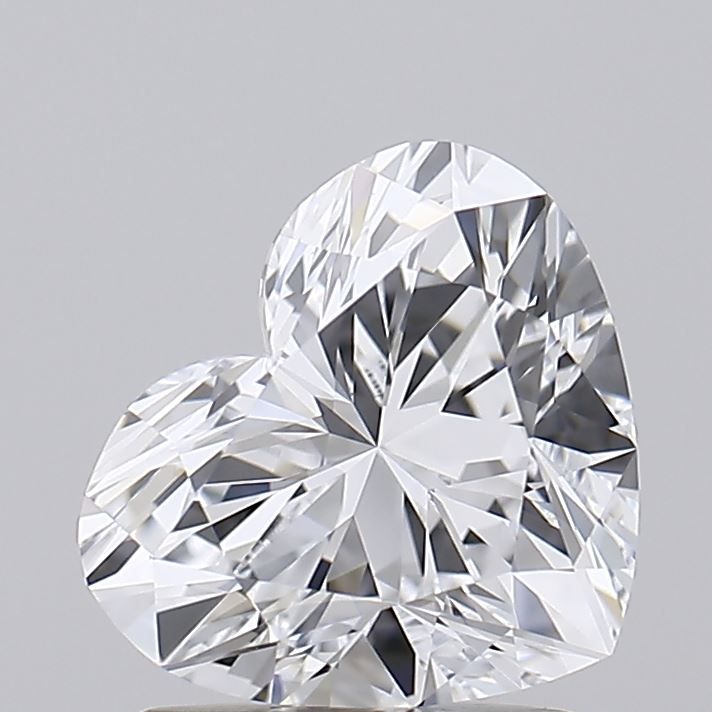 Lab-Grown Heart Diamond - 1.45 Carats, D Color, VVS2 Clarity - Certified by IGI - Report Number: LG620490187