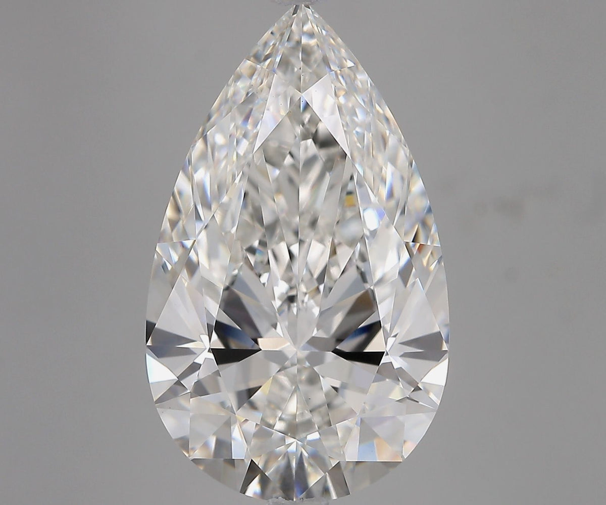 Lab-Grown Pear Diamond - 8.6 Carats, F Color, VS1 Clarity - Certified by IGI - Report Number: LG706549348