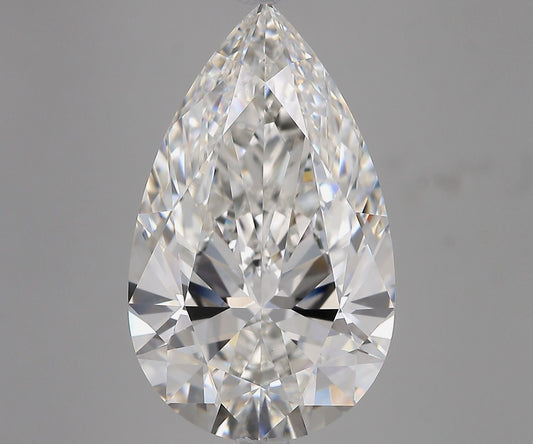 Lab-Grown Pear Diamond - 8.6 Carats, F Color, VS1 Clarity - Certified by IGI - Report Number: LG706549348