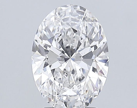 Lab-Grown Oval Diamond - 3.04 Carats, E Color, VS2 Clarity - Certified by IGI - Report Number: LG686502783