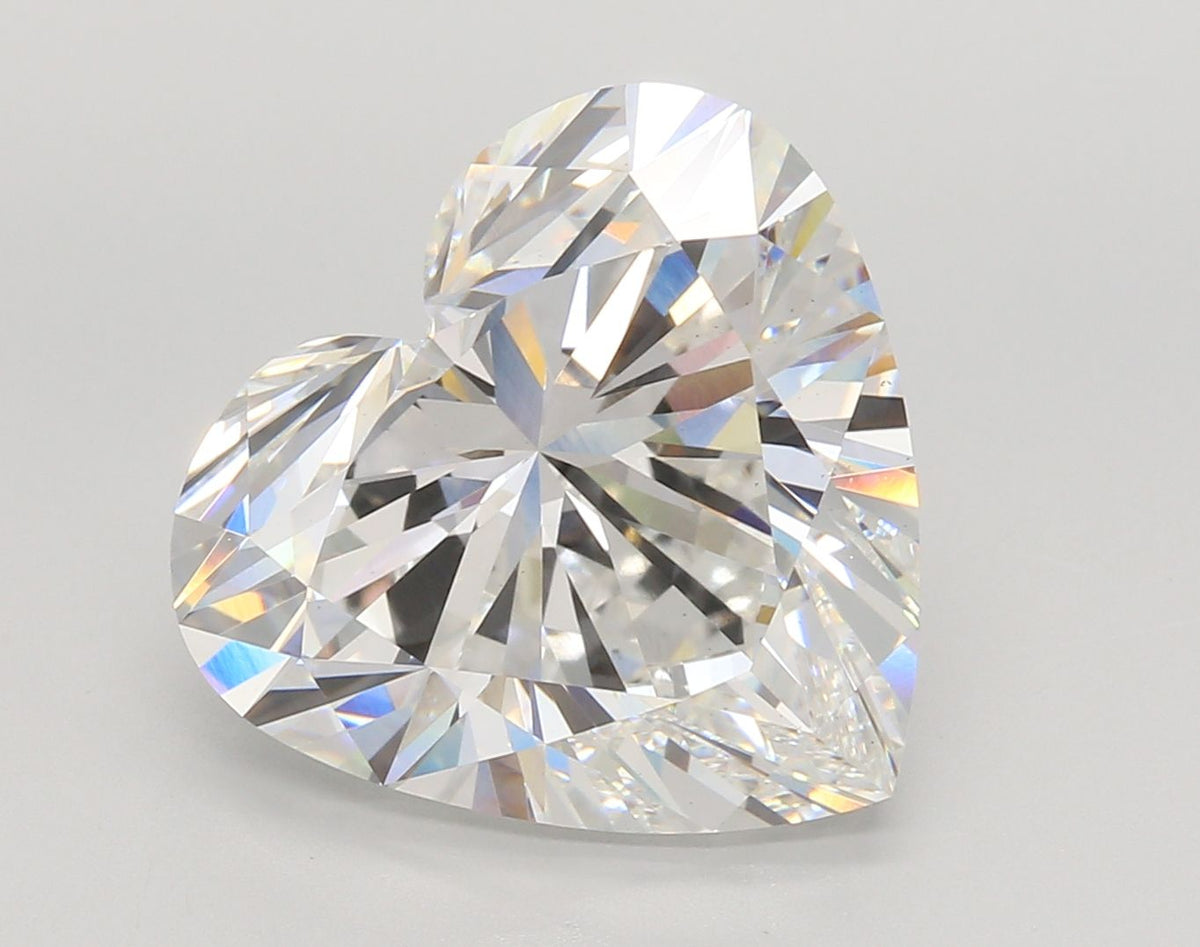 Lab-Grown Heart Diamond - 8.59 Carats, E Color, VS2 Clarity - Certified by IGI - Report Number: LG674519676