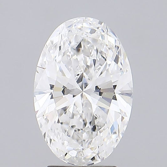 Lab-Grown Oval Diamond - 3.51 Carats, E Color, VS2 Clarity - Certified by IGI - Report Number: LG689507101