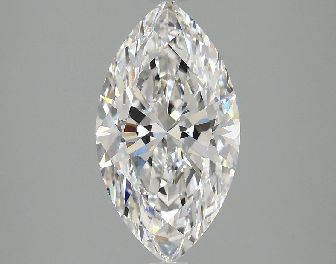 Lab-Grown Marquise Diamond - 2.45 Carats, D Color, VVS2 Clarity - Certified by IGI - Report Number: LG660486528