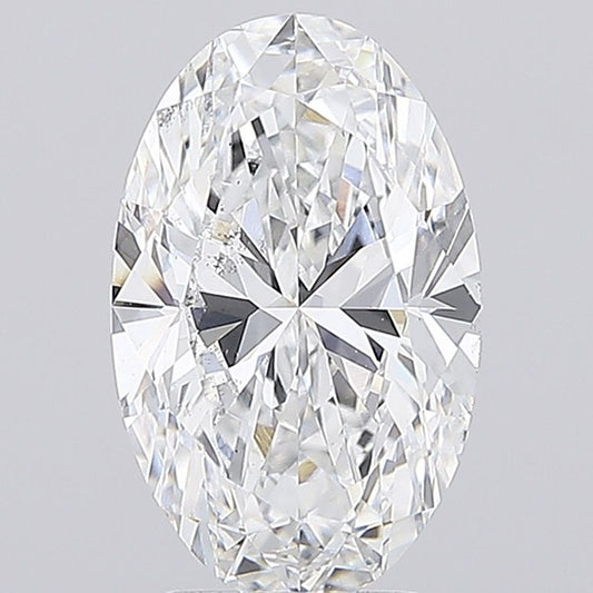 Lab-Grown Oval Diamond - 4.01 Carats, D Color, VS2 Clarity - Certified by IGI - Report Number: LG700530845