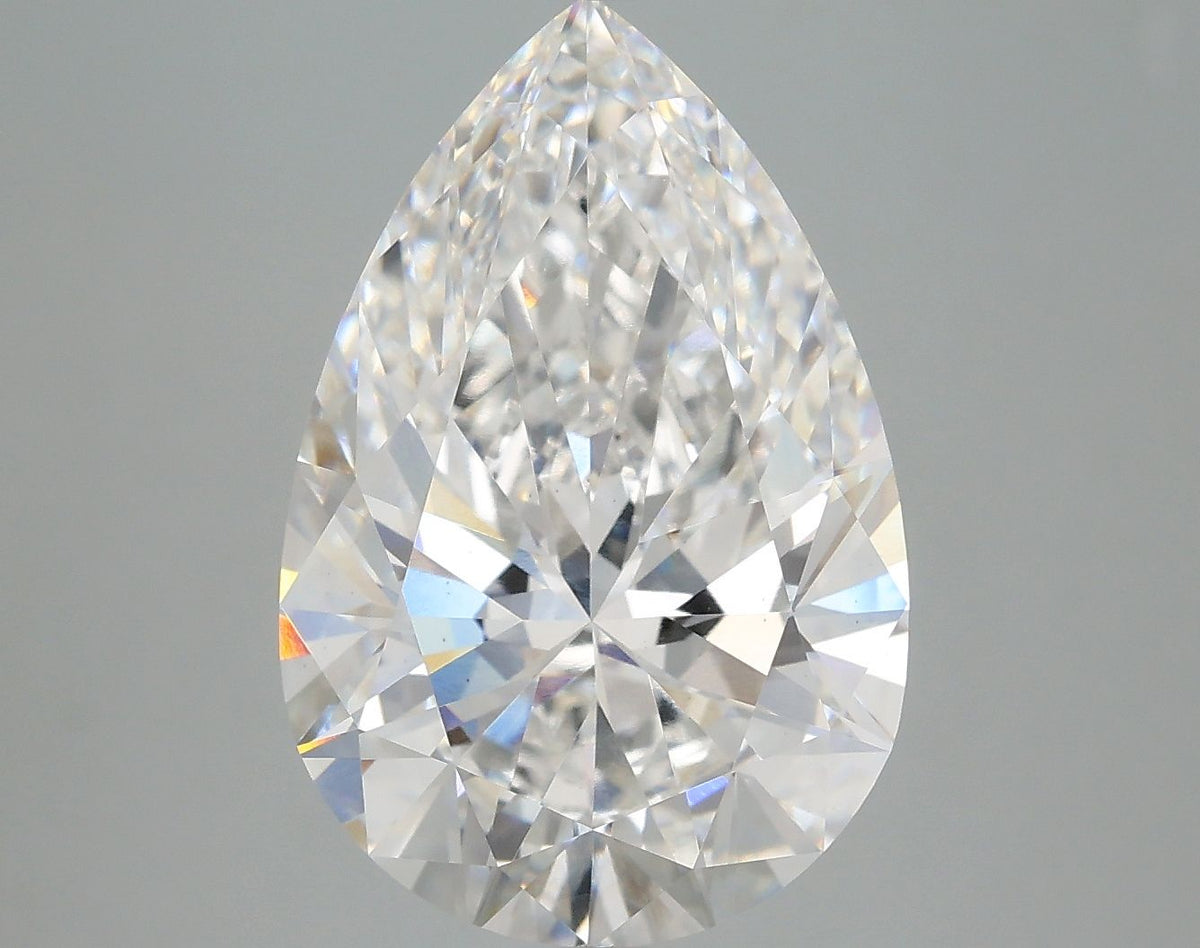 Lab-Grown Pear Diamond - 6.06 Carats, E Color, VS2 Clarity - Certified by IGI - Report Number: LG681522416