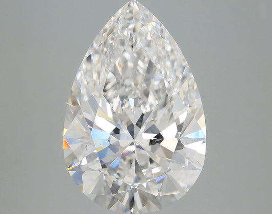 Lab-Grown Pear Diamond - 6.06 Carats, E Color, VS2 Clarity - Certified by IGI - Report Number: LG681522416